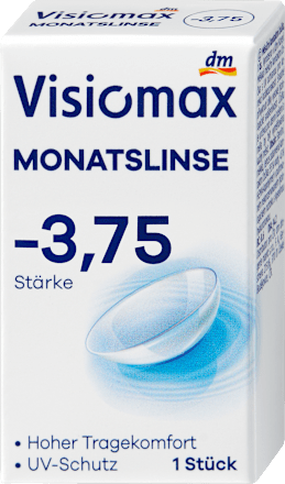 Monatslinse Dioptrie -3,75 (6x1 Stück), Vorteilspack, 6 St