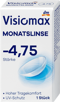 Monatslinse Dioptrie -4,75 (6x1 Stück), Vorteilspack, 6 St