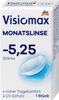 Monatslinse Dioptrie -5,25 (6x1 Stück), Vorteilspack, 6 St