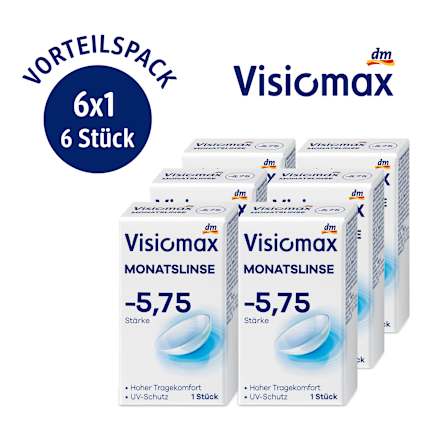 Monatslinse Dioptrie -5,75 (6x1 Stück), Vorteilspack, 6 St