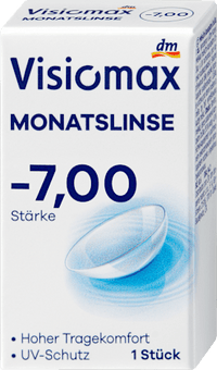 Monatslinse Dioptrie -7,00 (6x1 Stück), Vorteilspack, 6 St