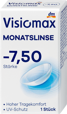 Monatslinse Dioptrie -7,50 (6x1 Stück), Vorteilspack, 6 St