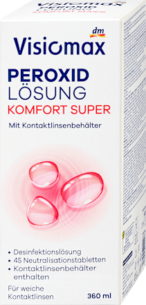 Peroxidlösung Komfort Super für weiche Kontaktlinsen, mit Kontaktlinsenbehälter, 360 ml