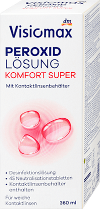 Peroxidlösung Komfort Super für weiche Kontaktlinsen, mit Kontaktlinsenbehälter, 360 ml