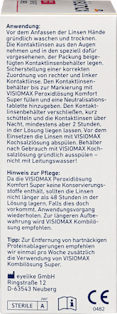 Peroxidlösung Komfort Super für weiche Kontaktlinsen, mit Kontaktlinsenbehälter, 360 ml VISIOMAX