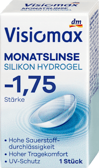 Silikon-Hydrogel Monatslinse Dioptrie -1,75, 1 St