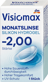Silikon-Hydrogel Monatslinse Dioptrie -2,00, 1 St
