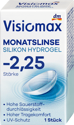 Silikon-Hydrogel Monatslinse Dioptrie -2,25, 1 St