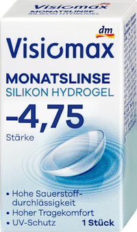 Silikon-Hydrogel Monatslinse Dioptrie -4,75, 1 St