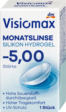 Silikon-Hydrogel Monatslinse Dioptrie -5,00, 1 St