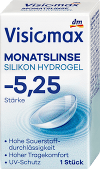 Silikon-Hydrogel Monatslinse Dioptrie -5,25, 1 St