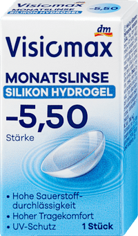 Silikon-Hydrogel Monatslinse Dioptrie -5,5, 1 St