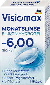 Silikon-Hydrogel Monatslinse Dioptrie -6,00, 1 St