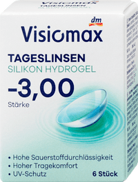 Siliconenhydrogel daglenzen dioptrie -3.00, 6 stuks