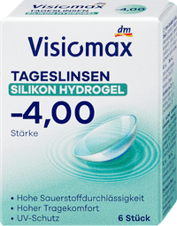 Silikon-Hydrogel Tageslinsen Dioptrie -4,00 (6x6 Stück), Vorteilspack, 36 St