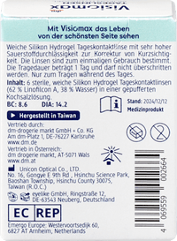 Siliconenhydrogel daglenzen dioptrie -4.00, 6 stuks