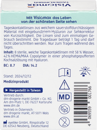 Daglenzen dioptrie -0,75, 8 stuks