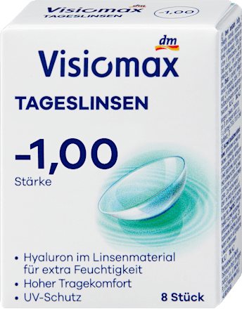 Tageslinsen Dioptrie -1,00 (6x8 Stück), Vorteilspack, 48 St