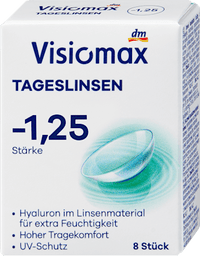 Tageslinsen Dioptrie -1,25, 8 St