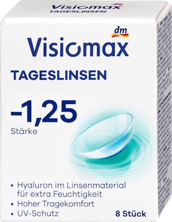 Daglenzen dioptrie -1,25, 8 stuks