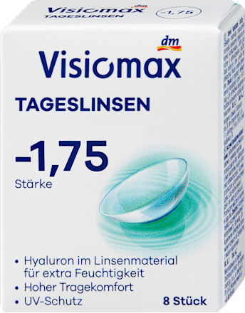 Tageslinsen Dioptrie -1,75 (6x8 Stück), Vorteilspack, 48 St