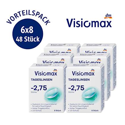 Tageslinsen Dioptrie -2,75 (6x8 Stück), Vorteilspack, 48 St