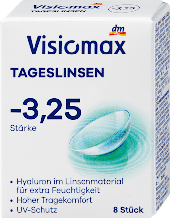 Tageslinsen Dioptrie -3,25, 8 St