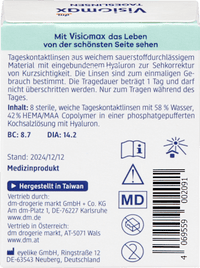 Daglenzen dioptrie -3,50, 8 stuks