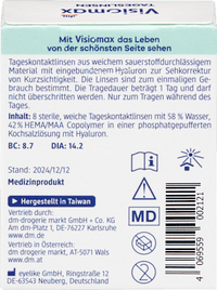 Daglenzen dioptrie -3,75, 8 stuks