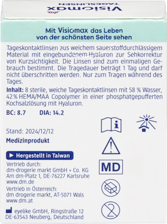 Tageslinsen Dioptrie -4,00 (6x8 Stück), Vorteilspack, 48 St