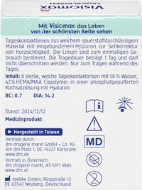 Tageslinsen Dioptrie -4,00 (6x8 Stück), Vorteilspack, 48 St
