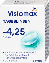 Daglenzen dioptrie -4,25, 8 stuks