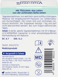 Daglenzen dioptrie -4.50, 8 stuks