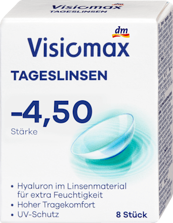 Daglenzen dioptrie -4.50, 8 stuks