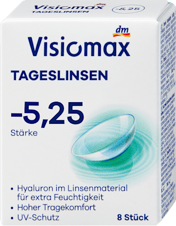 Tageslinsen Dioptrie -5,25 (6x8 Stück), Vorteilspack, 48 St