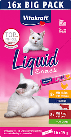 Katzenleckerli liquid snack Multipack (16x15 g), 240 g