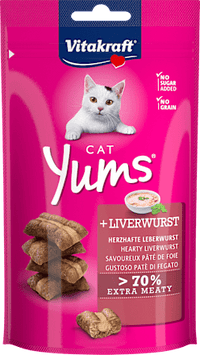 Cat Yums Leverworst Katten Snack, 40 g