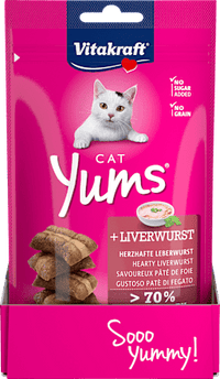 Cat Yums Leverworst Katten Snack, 40 g