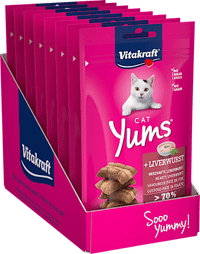 Cat Yums Leverworst Katten Snack, 40 g