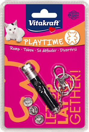 Katten speelgoed LED-pointer "vang het licht", 1 st.