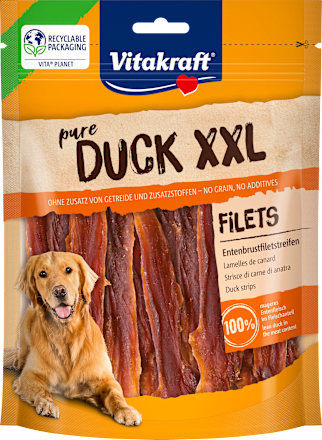 Kausnack Hund Entenbrustfiletstreifen pure duck xxl, 250 g