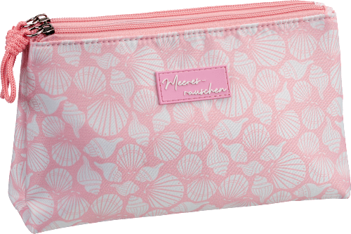 Kosmetiktasche rosa Muscheln "Meeresrauschen", 1 St Vito & Joe