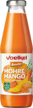 Direktsaft, Möhre Mango, 0,5 l Voelkel