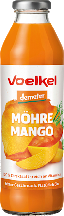 Direktsaft, Möhre Mango, 0,5 l