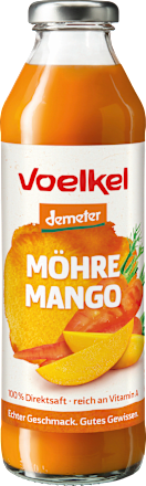 Direktsaft, Möhre Mango, 0,5 l