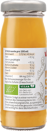 Ingwer Shot mit Vitamin C, 95 ml Voelkel