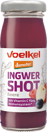 Ingwer & Beeren Shot mit Vitamin C, 95 ml Voelkel