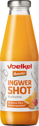 Ingwer & Kurkuma Shot, 0,5 l Voelkel