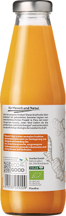 Ingwer & Kurkuma Shot, 0,5 l Voelkel