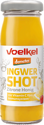 Ingwer & Zitrone-Honig Shot mit Vitamin C, 95 ml
